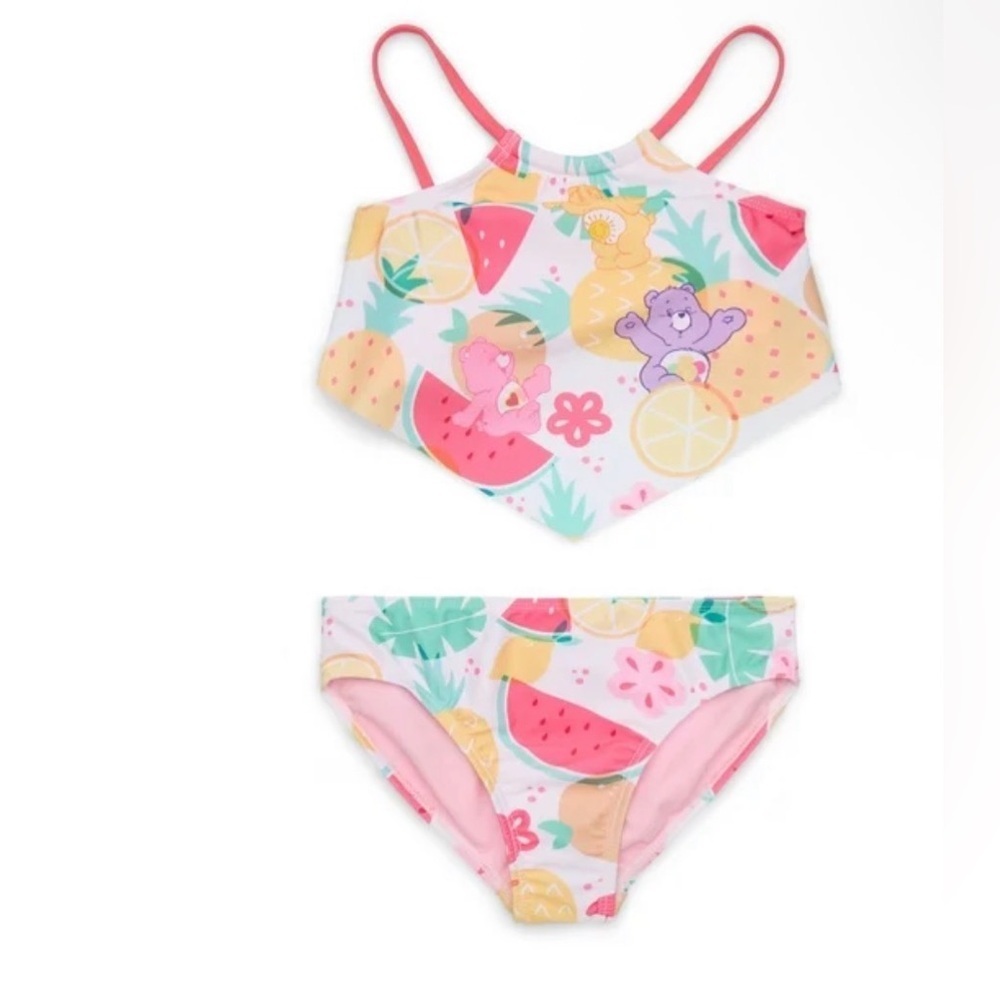 Care Bears Kids Bikini - Pink and Multicolor Delight